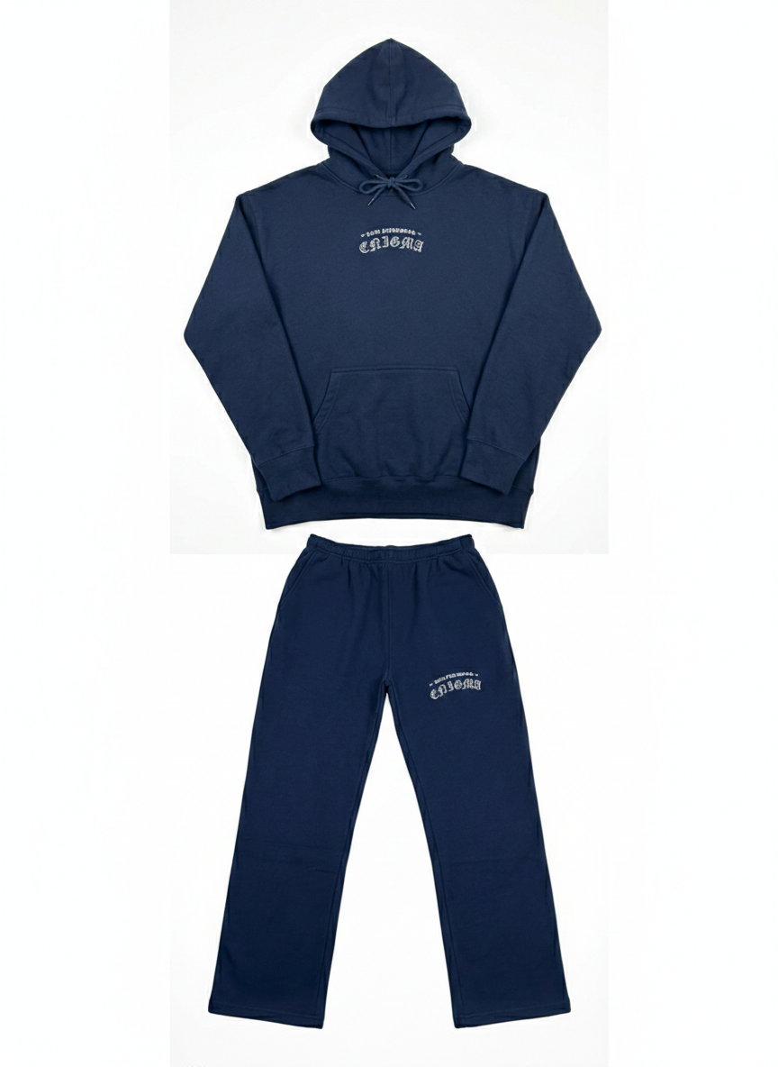 Navy Blue Sweatsuit