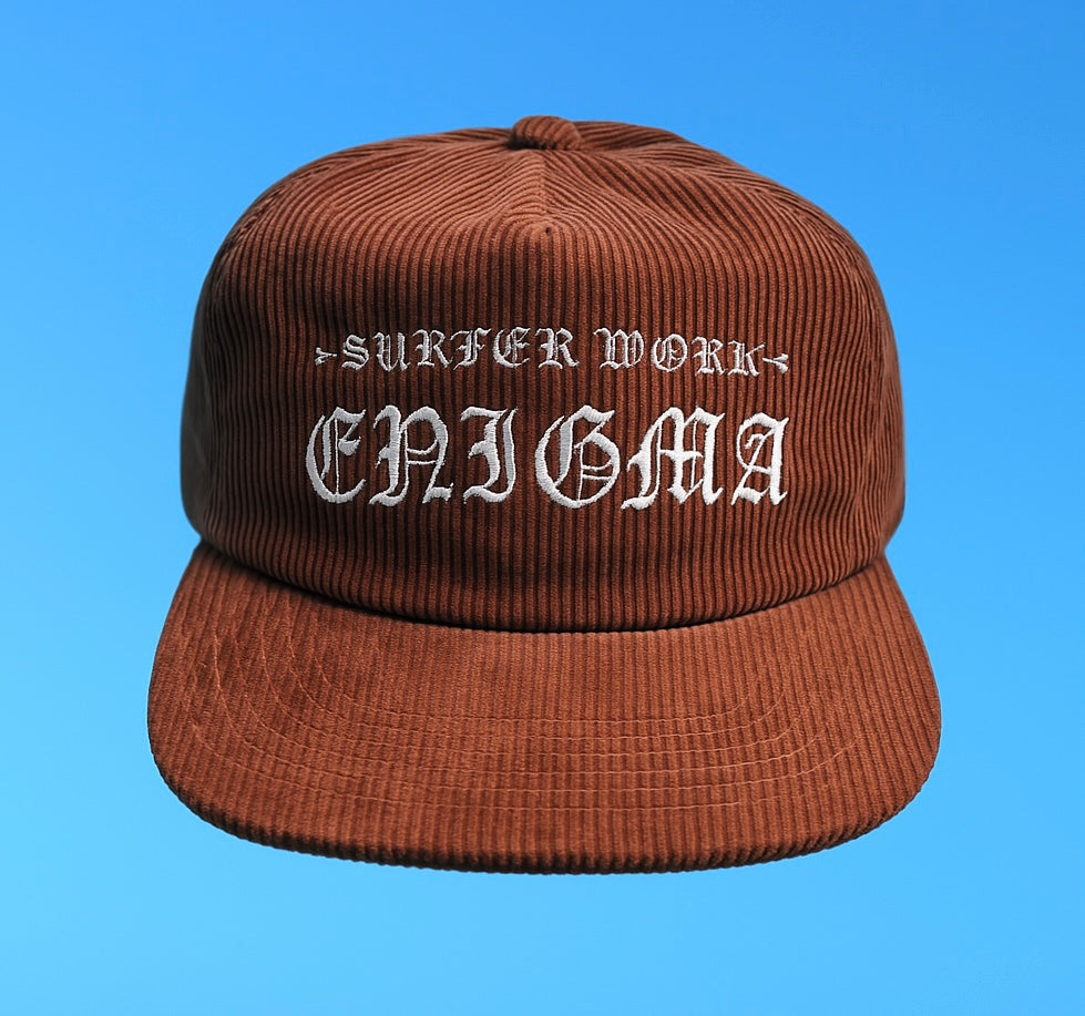 Corduroy Brown Strap-Back