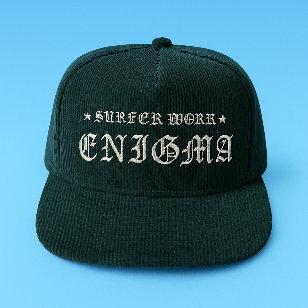 Corduroy Forrest Green Strap-Back